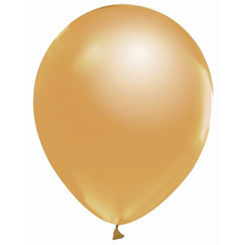 Balon gumowy Beauty&Charm metaliki złote 10szt. złoty metaliczny 300mm 12cal Godan (CB-1MZL)