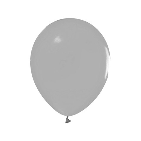 Balon gumowy Beauty&Charm, pastelowe 10 szt. szary 300mm 12cal Godan (CB-1PSZ)