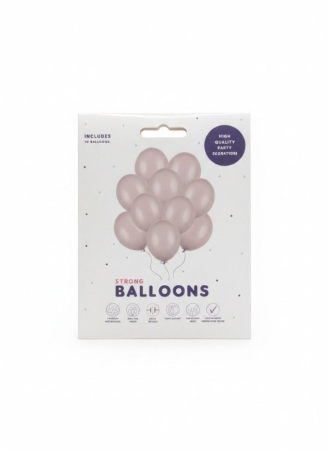 Balon gumowy Party Deco BALONY STRONG pastelowy 10 szt 270mm Partydeco (SB12P-022-10)