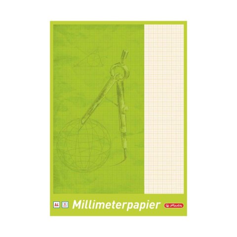 Blok milimetrowy 690404 A4 25k Herlitz (300008143)