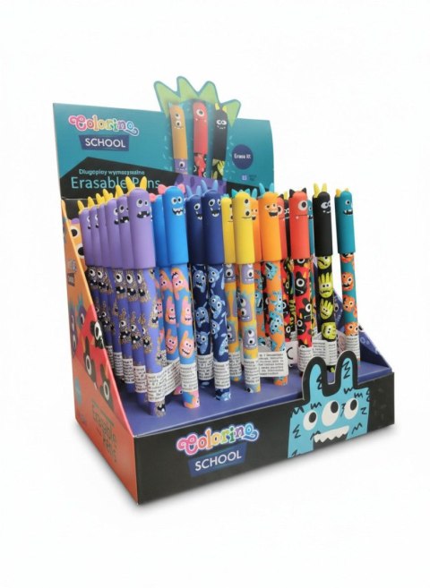 Długopis wymazywalny Monster wkład niebieski 0,5mm Patio (01584PTR)