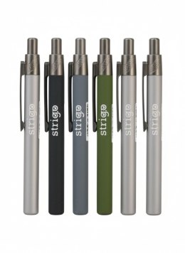 Długopis żelowy ADVENTURE wkład niebieski 0,7mm Strigo (SSC462)