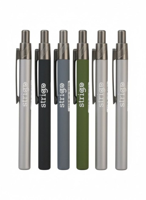 Długopis żelowy ADVENTURE wkład niebieski 0,7mm Strigo (SSC462)