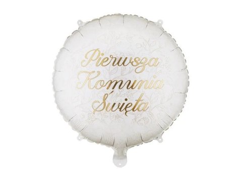 Balon foliowy Pierwsza komunia święta 18cal Partydeco (FB358)
