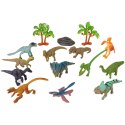 Figurka Zestaw Zwierzęta Dinozaury Figurki 12szt. Akcesoria W Tubie Lean (13192)