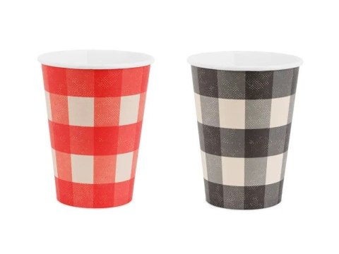 Kubek jednorazowy krata papier 400ml Partydeco (KPP106-EU1)