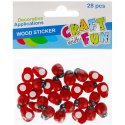 Ozdoba drewniana Biedronki Craft with Fun (501441)