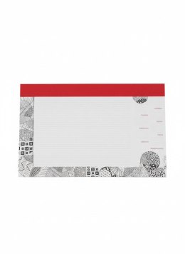 Podkład na biurko NOTES B3 BLACK czarny papier [mm:] 353x300 Tetis (5903242102813)