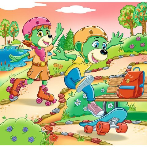Puzzle Rodzina Treflików Poznaj Trefliki 3w1 el. Trefl (34872)