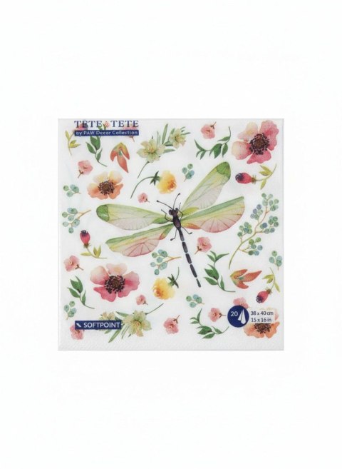 Serwetki mix papier [mm:] 380x400 Paw (PUND128900)