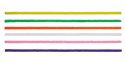 Drucik Craft-Fun Series kreatywny kolor: mix 300mm 30 szt Titanum (YDD4003)