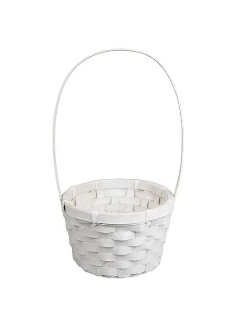 Koszyk świąteczny Wielkanocny biały Arpex (WK8297)