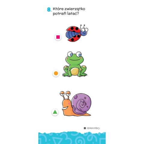 Książka dla dzieci Obrazkowy quiz 3-latka. Sprawdź się! Aksjomat