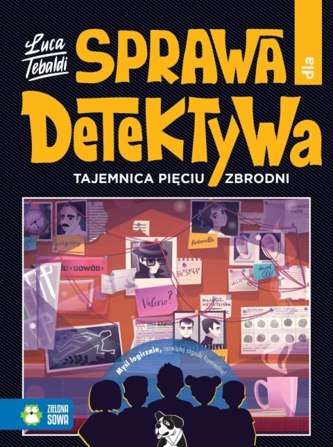 Książka dla dzieci Sprawa dla detektywa. Tajemnica pięciu zbrodni Zielona Sowa