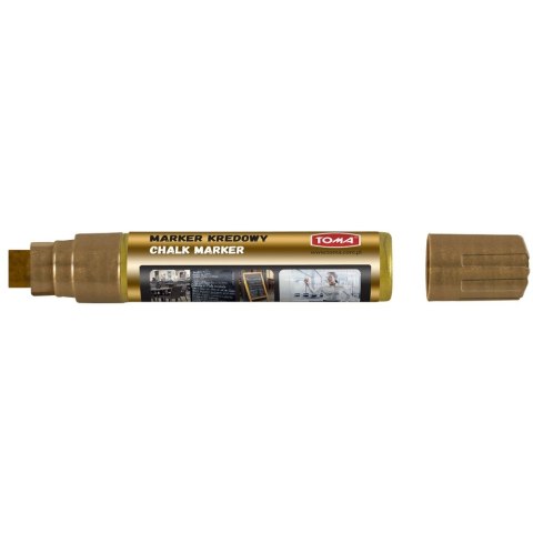 Marker specjalistyczny złoty kredowy wkład złoty 8,0mm gąbka końcówka Toma (To-290)