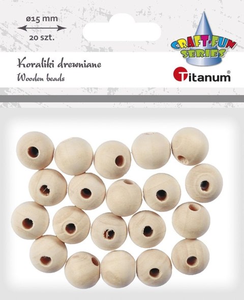 Ozdoba drewniana Craft-Fun Series koraliki Titanum (22TH401-8)