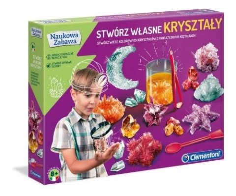 Zestaw kreatywny dla dzieci stwórz wysłane kryształy Clementoni (50069)