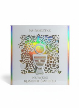 Książeczka pamiątkowa z komunii Kukartka (PMB-Q-0012)
