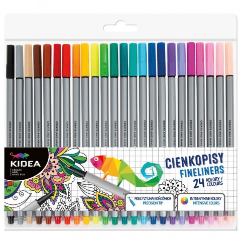 Cienkopis wkład mix 24kol. Kidea (CI24KKA)