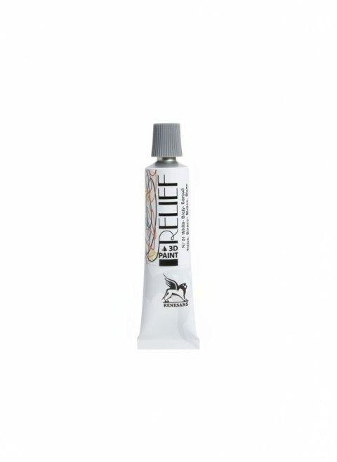Farba olejna kolor: biały 20ml 1 kolor. Renesans (01)