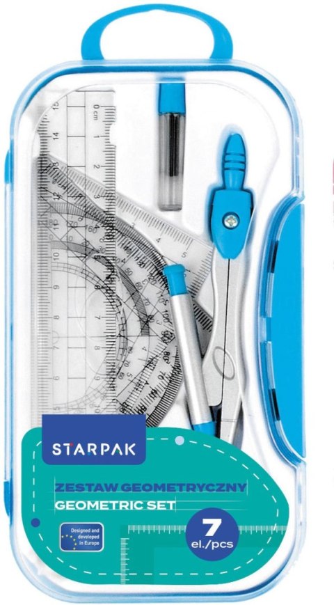 Komplet geometryczny 7 el. Starpak (560248)
