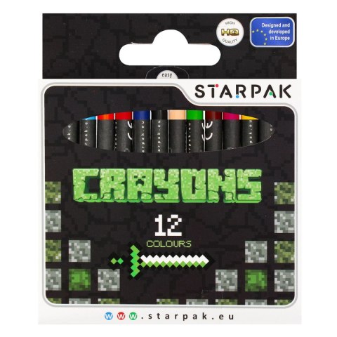 Kredki świecowe Pixel 12 kol. Starpak (484792)