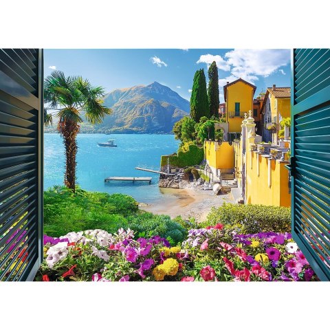 Puzzle Widok na jezioro Como 1000 el. Trefl (10951)
