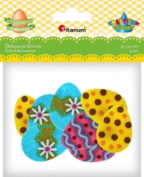 Ozdoba filcowa Craft-Fun Series Pisanka Titanum (2324013)