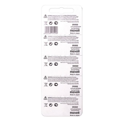 Baterie 5/bl CR2032 Maxell