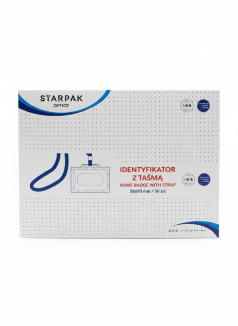 Identyfikator Office [mm:] 58x90 Starpak (573186)
