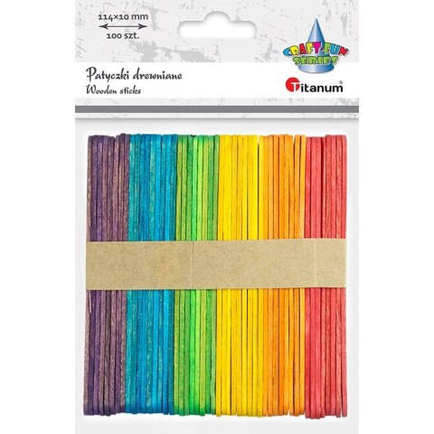 Ozdoba drewniana Craft-Fun Series patyczki Titanum (BG013)