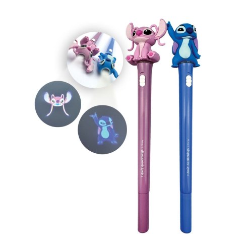 Długopis Stitch z projektorem wkład niebieski 0,5mm Beniamin (62127)