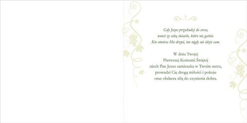 Kartka składana kw Komunia Ab Card (KW LUX)