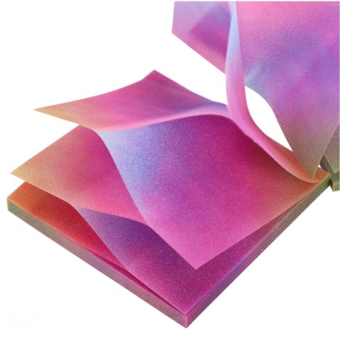 Notes samoprzylepny (karteczki) Transparentny ombre fioletowy mix 100k [mm:] 75x75 Starpak (576522)