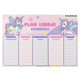 Plan lekcji Unicorn Starpak (553572)