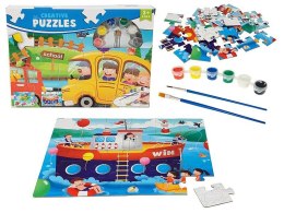 Puzzle do kolorowania, z farbami 89 el. Adar (629486)