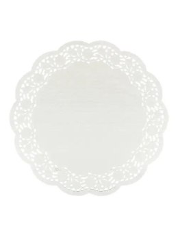 Serwetki dekoracyjne 12 szt. białe papier [mm:] 330x330 Arpex (DE0856F)