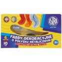 Farby plakatowe Astra metaliczne kolor: mix 10ml 6 kolor. (83411900)