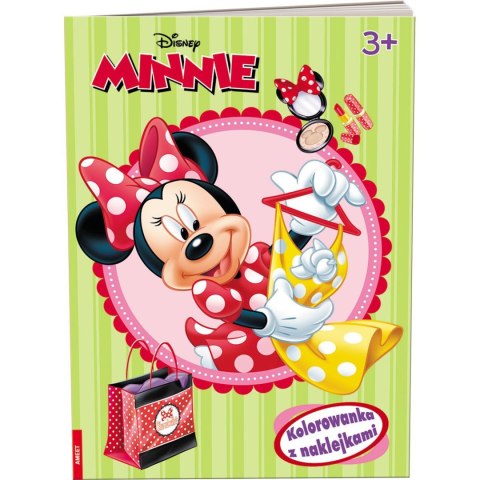 Książka dla dzieci Ameet Minnie. Kolorowanka z Naklejkami