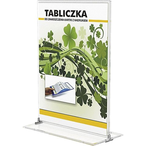 Tabliczka stojąca jednostronna Panta Plast 7 x 11 cm (0403-0005-00)