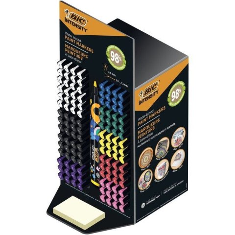 Marker permanentny 120 szt wkład mix 4,5mm stożkowa końcówka Bic (529643)