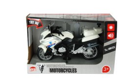 Motocykl policja ze światłem i dźwiękiem Dromader (130-1282836)
