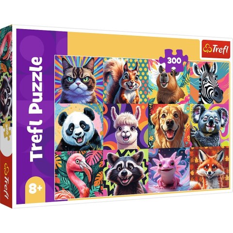 Puzzle Zabawne portrety zwierząt 300 el. Trefl (23030)