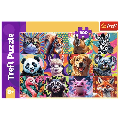 Puzzle Zabawne portrety zwierząt 300 el. Trefl (23030)