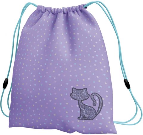 Worek na buty Glitter cat Starpak (576220)