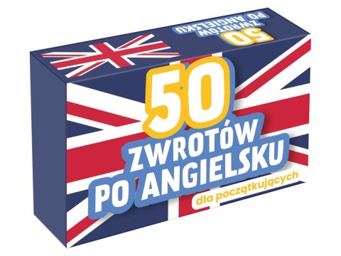 Gra edukacyjna 50 zwrotów po angielsku MINI Kangur