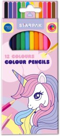 Kredki ołówkowe Unicorn 12 kol. Starpak (553553)