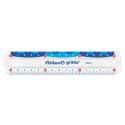 Linijka plastik Griffix 822275 15cm Pelikan (300000445)