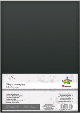 Magnes Craft-Fun Series czarny [mm:] 210x297 Titanum (DIY16029) 1 sztuk