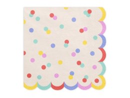Serwetki Konfetti mix papier [mm:] 330x330 Partydeco (SP33-118)